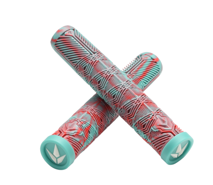 HAND GRIPS V3 - ORANGE/RED