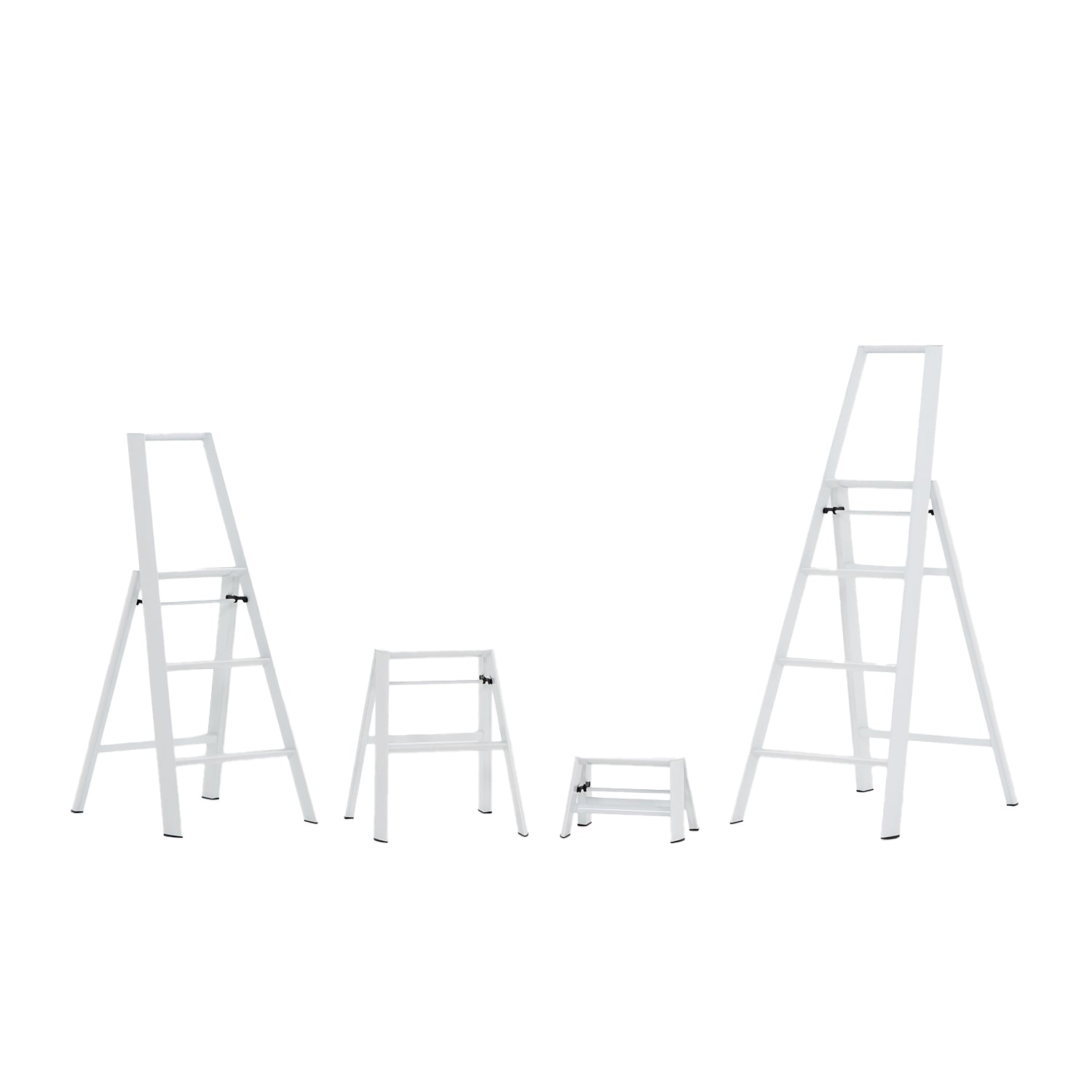 hasegawa | lucano 1 step ladder | white