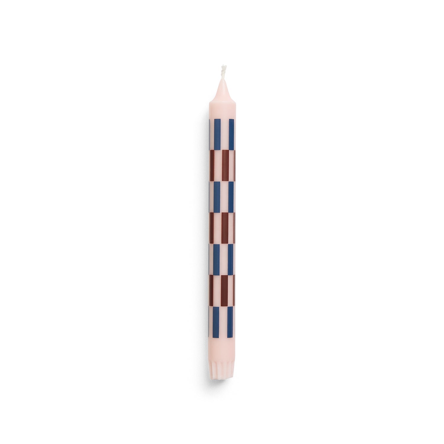 hay | pink and blue pattern candle | set of 4
