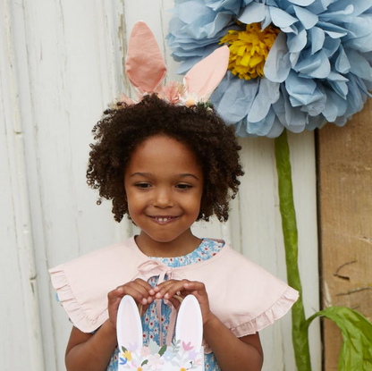 Embellished Gingham Bunny Headband