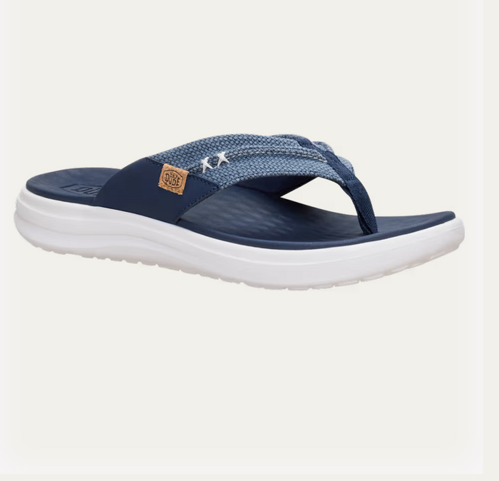 HEY DUDE - Finn Flip Braided - NAVY