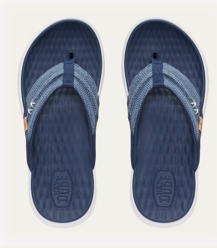 HEY DUDE - Finn Flip Braided - NAVY