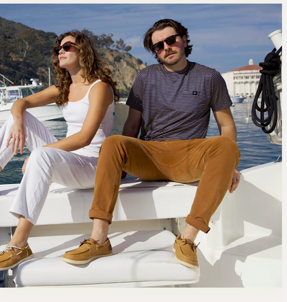 HEY DUDE - Harbor Lo Classic - Bone Brown / Multi