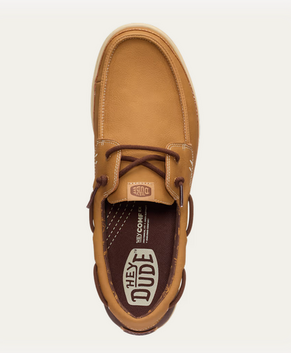 HEY DUDE - Harbor Lo Classic - Bone Brown / Multi