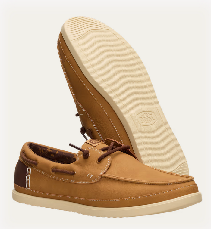 HEY DUDE - Harbor Lo Classic - Bone Brown / Multi