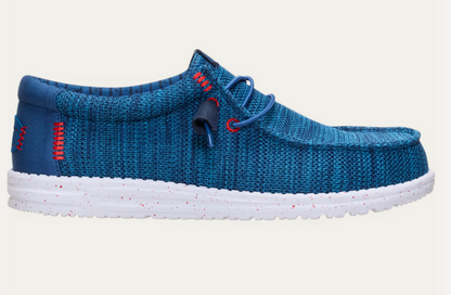 HEY DUDE - Wally Stretch Sox - Ensign Blue / Multi