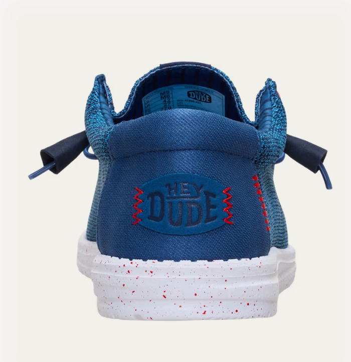 HEY DUDE - Wally Stretch Sox - Ensign Blue / Multi