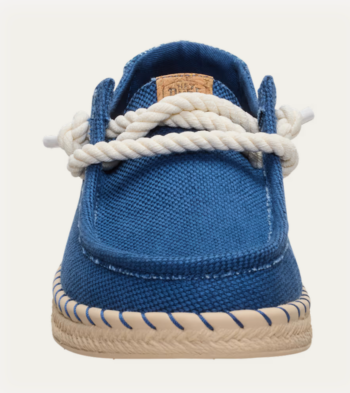 HEY DUDE - Wendy Espadrille Hibiscus -NAVY