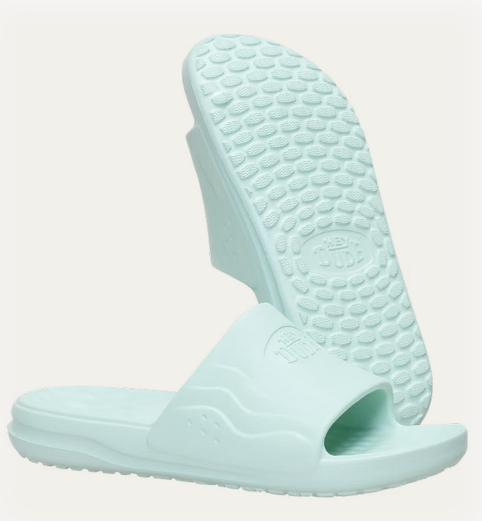 HEY DUDE Wave Slide Women - Harbor Green