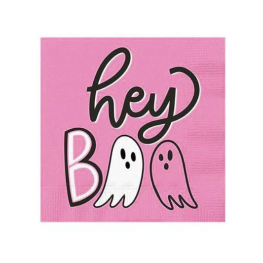 Hey Boo Beverage Napkins