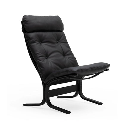 hjelle | siesta classic 300 chair | high back | black oak + hemsen HA19 leather