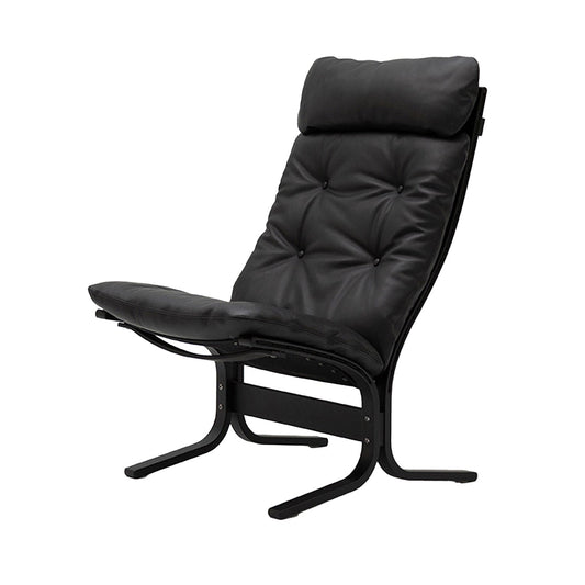 hjelle | siesta classic 300 chair | high back | black oak + hemsen HA19 leather