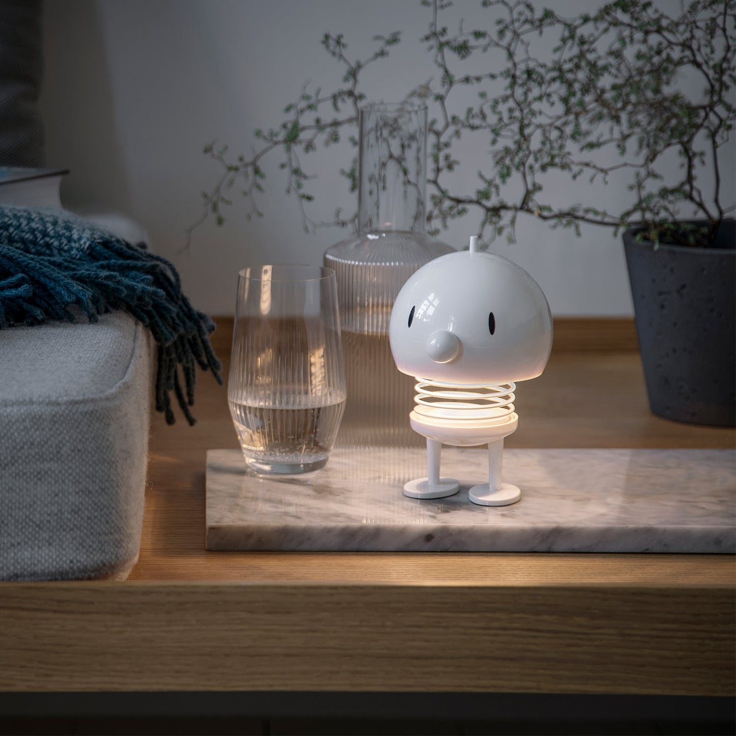 hoptimist | bumble LED portable lamp | white large