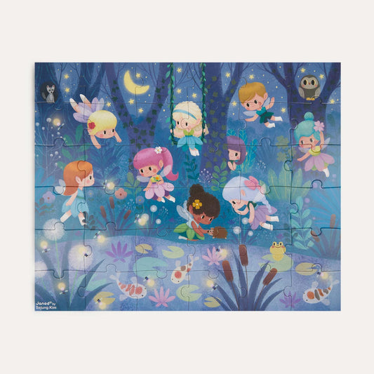 Janod Fairies And Waterlilies Puzzle - 36 pcs