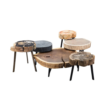 janua | bc 05 stomp table | 40-50cm | natural smoked oak raw
