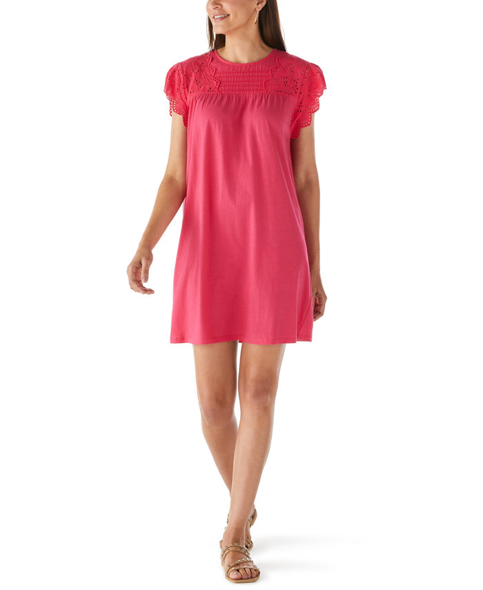 Knit Eyelet Tee (Innuendo)