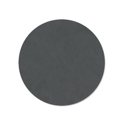 lind dna | table mat | circle medium | nupo anthracite