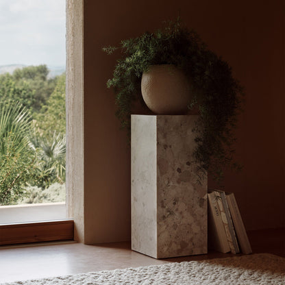 audo copenhagen (menu) | plinth pedestal | white carrara marble
