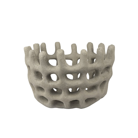 mette ditmer | art piece | braided bowl | sand