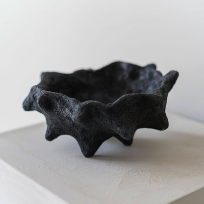 mette ditmer | art piece | chestnut bowl | black
