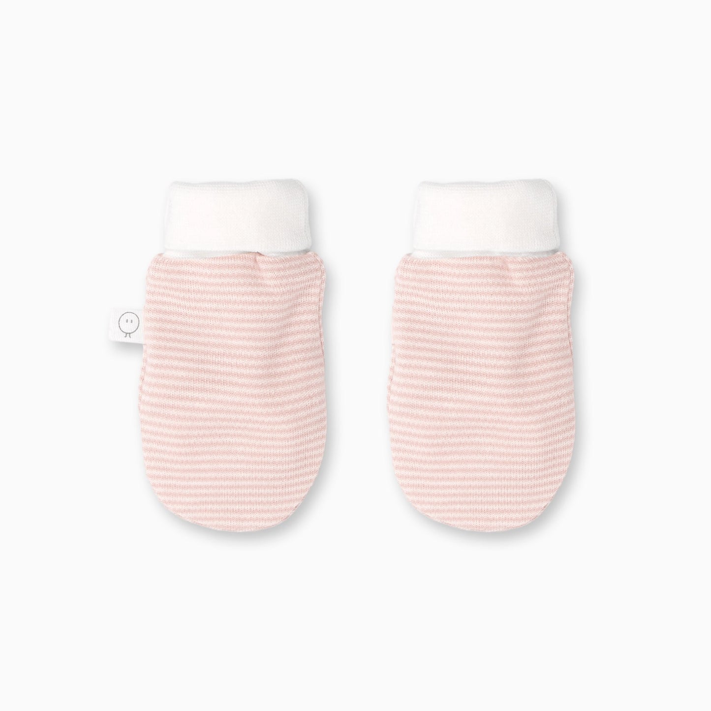 Baby Mittens - Blush Stripe