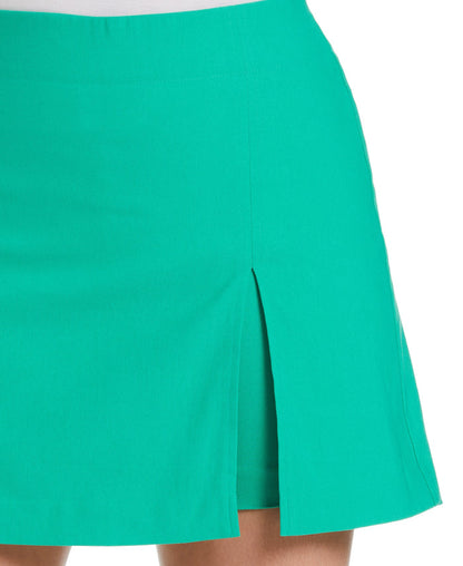 Modern Fit Skort with Front Slit (Simply Green)