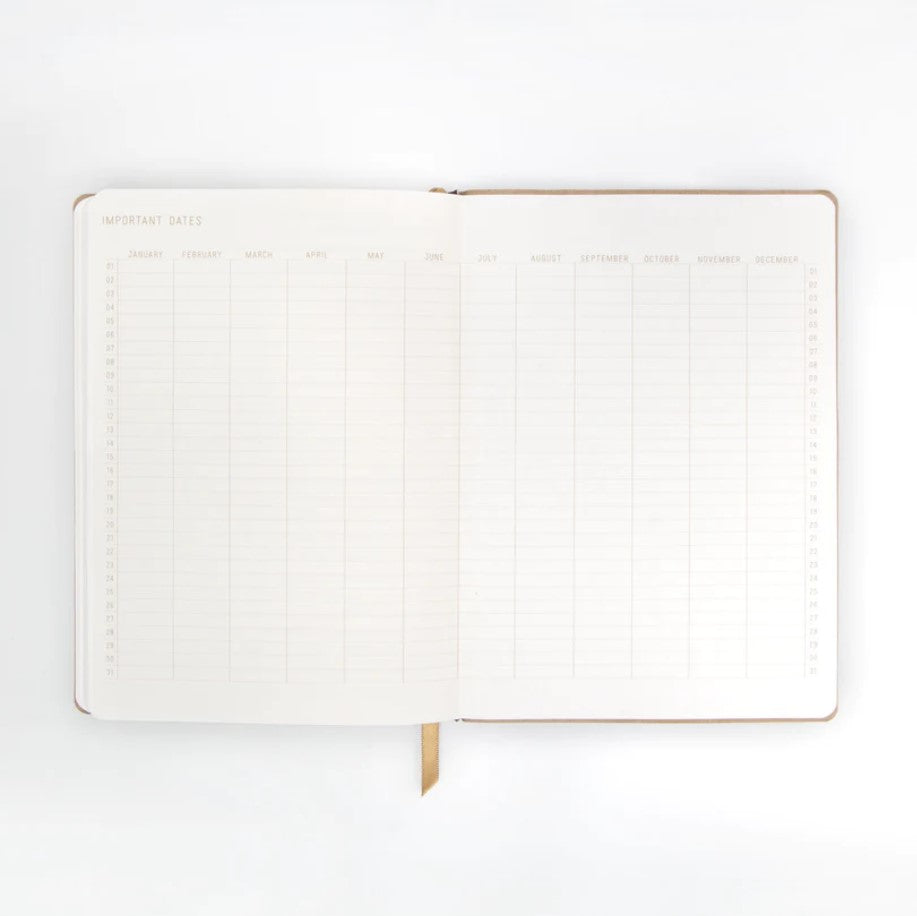 VEGAN SUEDE JOURNAL - MUSHROOM