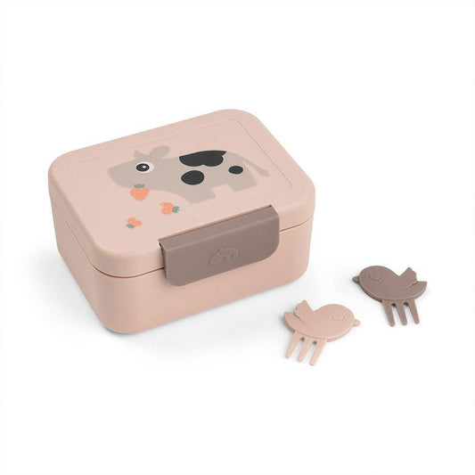 Done by Deer Tiny Lunch Box With Snack Picks - Tiny Farm Powder