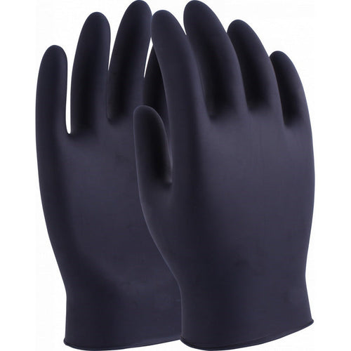 Nova - Black 4mm Premium Nitrile Powderfree (Box of 100)
