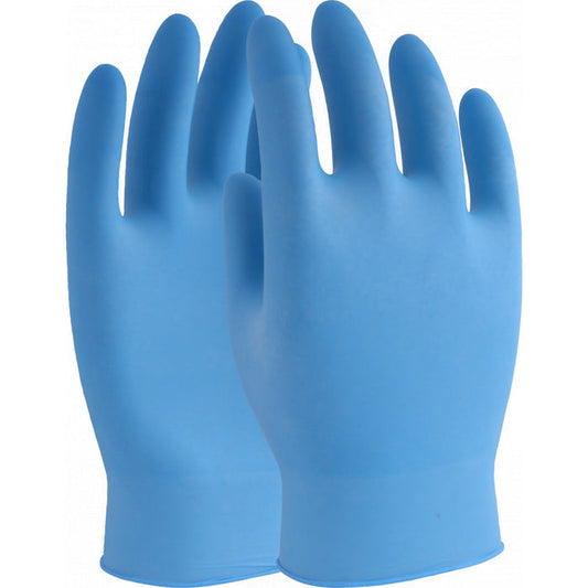 Nova - Blue 3mm Nitrile Powderfree (Box of 100)