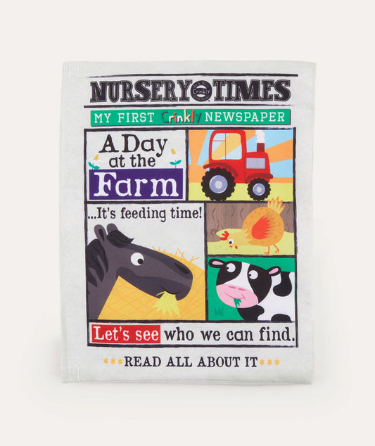 Jo & Nic's Crinkly Cloth Books Farm Animals