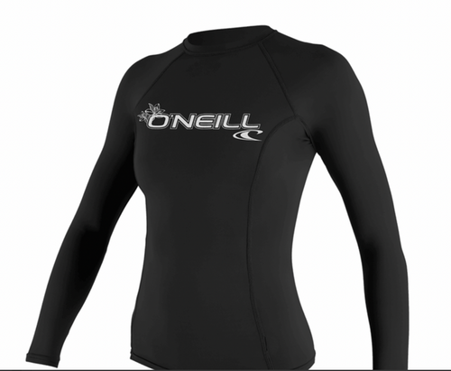 O'Neill Womens Skins Long Sleeve -Black 3549