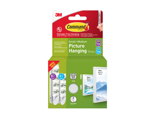 Picture Hanging Strips Small & Medium