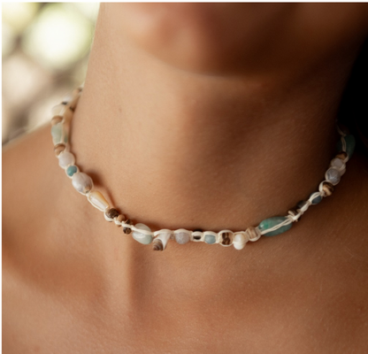 PINEAPPLE  BALINESE CHOKER -NIXN-011