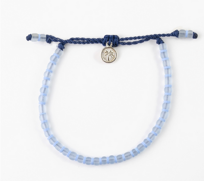 PINEAPPLE BLUE WAVES BEADED BRACELET SET - STYL-936