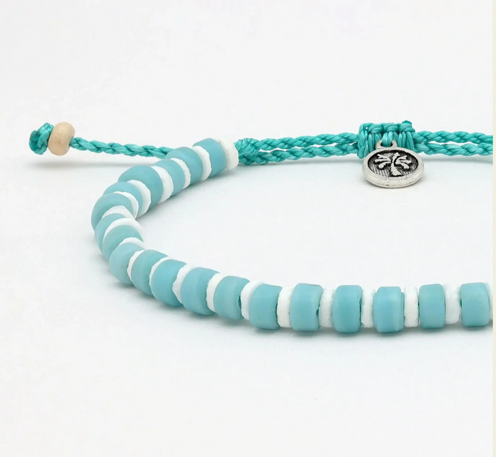 PINEAPPLE CHAWENG BEADED ANKLET-KALA-040