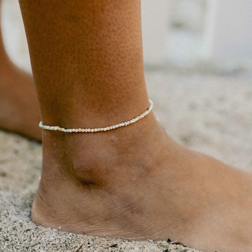 PINEAPPLE KUALOA BEADED ANKLET- PPA-002