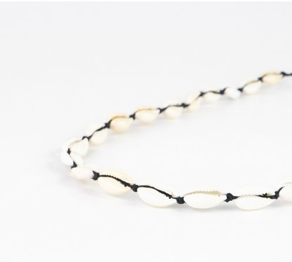 PINEAPPLE LIVADI COWRIE SHELL CHOKER NECKLACE- COWC-001