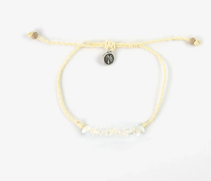 PINEAPPLE LOVE IS HERE NATURAL STONE BRACELET -LIM -005