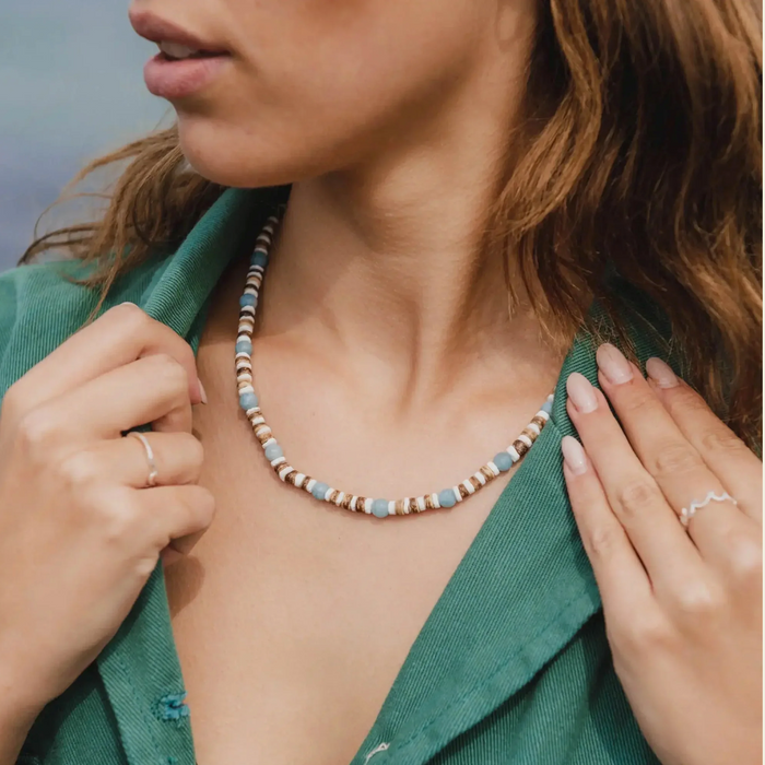 PINEAPPLE MANTA POINT SURFER NECKLACE - KALN-004