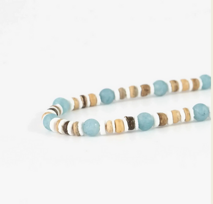 PINEAPPLE MANTA POINT SURFER NECKLACE - KALN-004