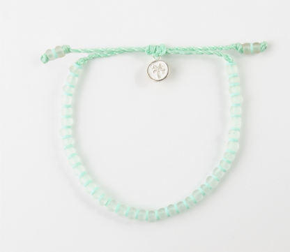 PINEAPPLE MARLEY GLASS BEADED ANKLET - GLWAP