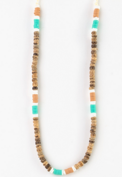 PINEAPPLE Wooden coconut bead -NCK-005