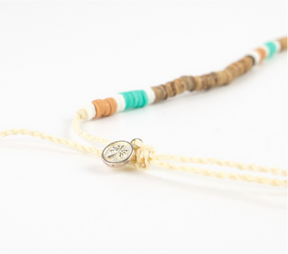 PINEAPPLE Wooden coconut bead -NCK-005