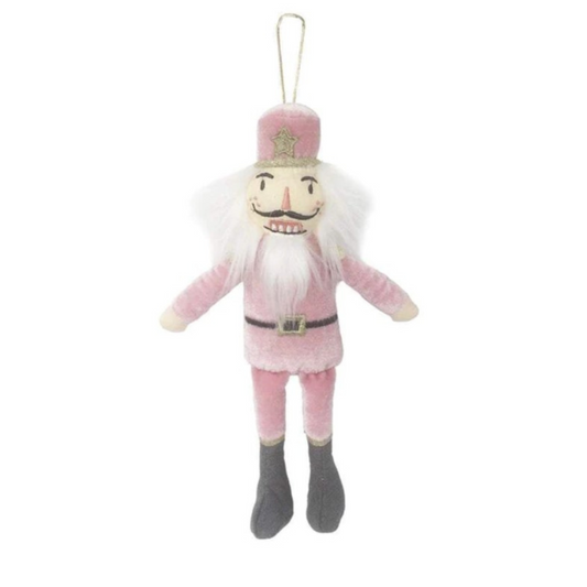 Pink Nutcracker Ornament Doll