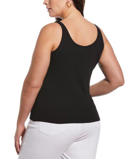Ribbed Tank Top (Black)