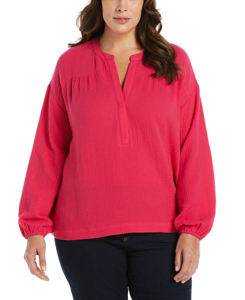 Solid Gauze Top (Innuendo)