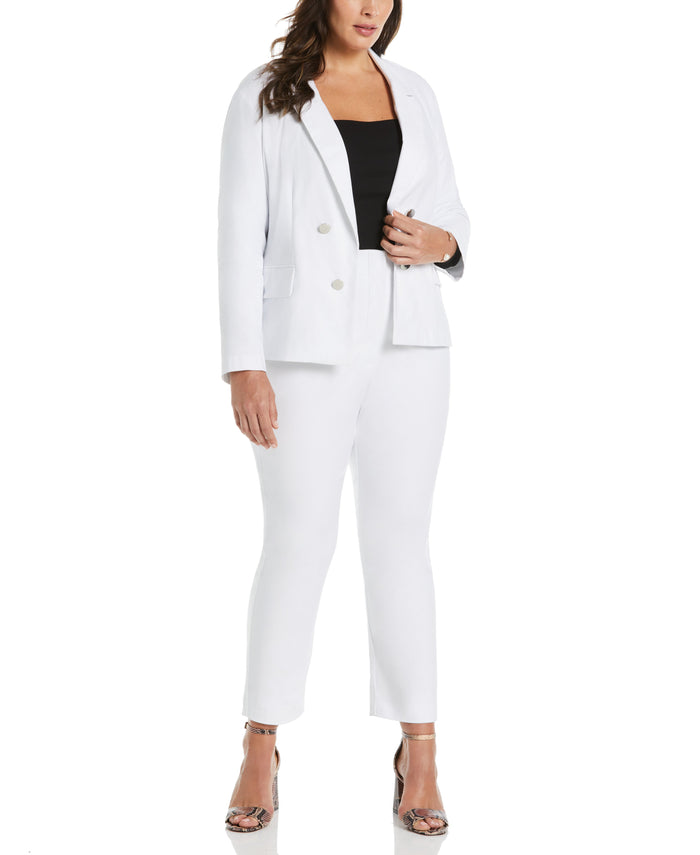 Straight Leg Pant (White)