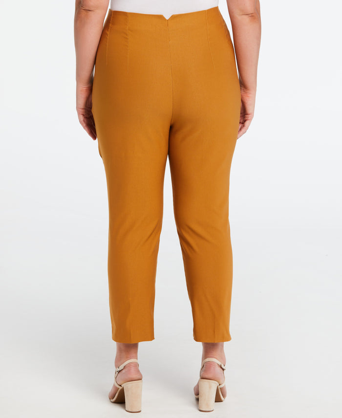 Straight Leg Pant (Golden Brown)