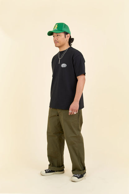 Radiall Label Crew Neck T-Shirt - Black